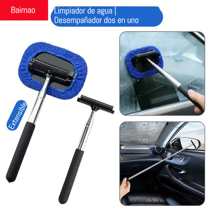 🥰【Juego de 6 piezas】Solo 24 euros🚗Cepillo telescópico multifuncional para la limpieza del coche