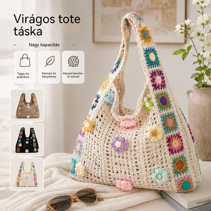 📢📢¡50% DE DESCUENTO! ⏰Bolso de hombro étnico de crochet para mujer