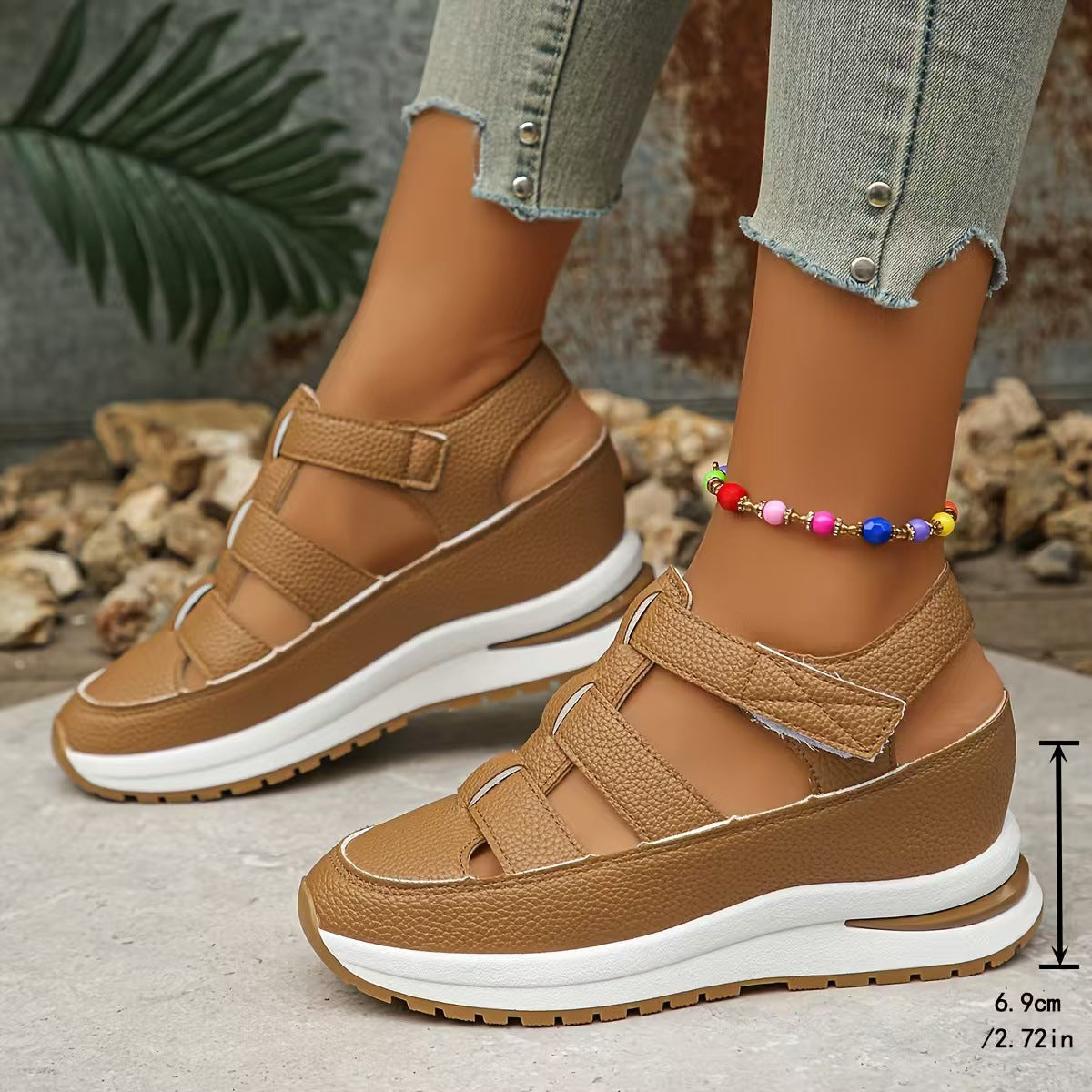 💞【35-43】Nuevas sandalias ortopédicas para mujer 2026 con puntera cerrada y velcro