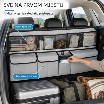 🚗 Vješalica za organizaciju prtljažnika automobila — Oslobodite prostor na podu prtljažnika i organizirajte svoje stvari! ✨📦