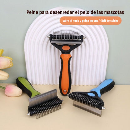 Herramienta profesional para desenredar perros y gatos