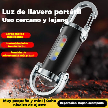 🔥2 piezas🔥Linterna mini para llave súper brillante e impermeable con salida de 8000 lm