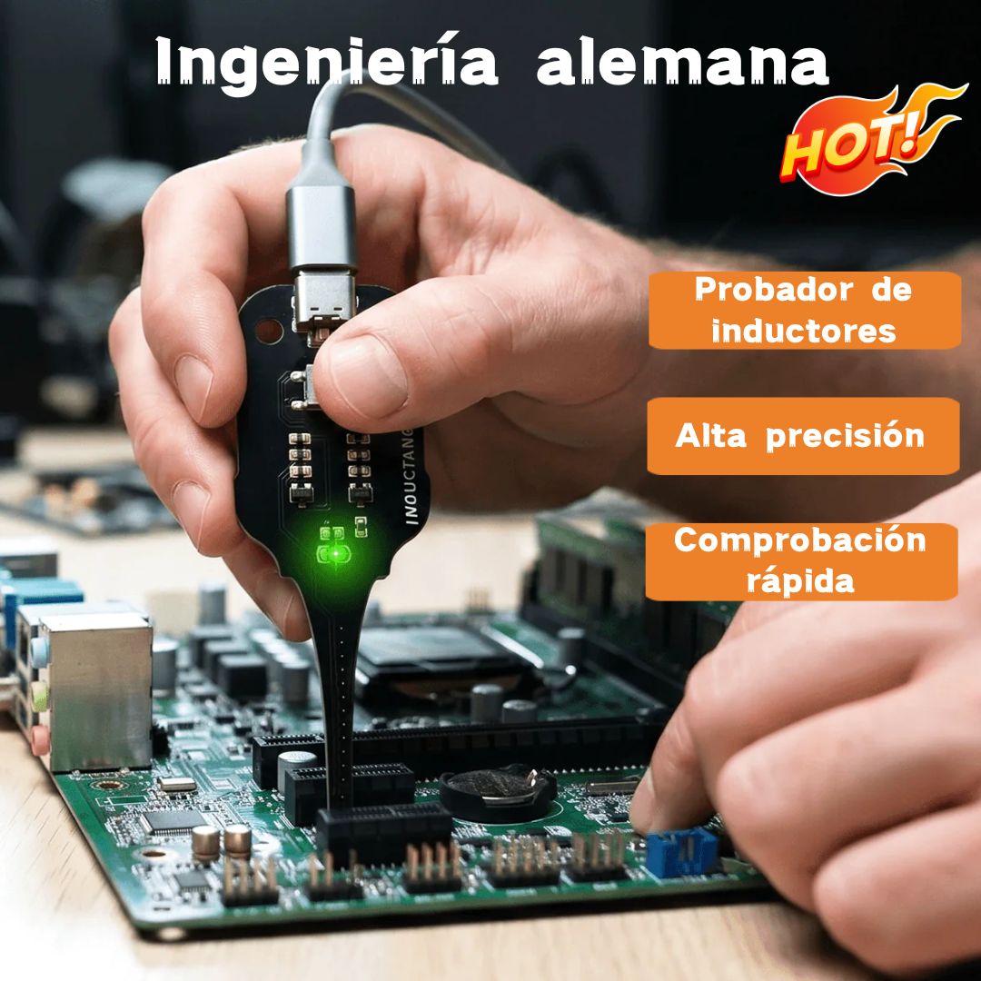⚡【50% OFF】Probador de inductores de alta precisión – Diagnóstico rápido sin multímetro | Tecnología alemana