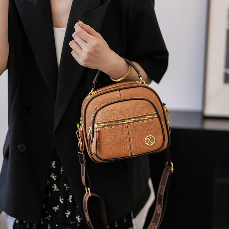 😍👜2026 nuevo bolso cruzado estampado de moda, gran capacidad, ligero y portátil