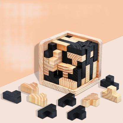 🧠✨ 🎁Juego de rompecabezas de juguete de inteligencia de madera