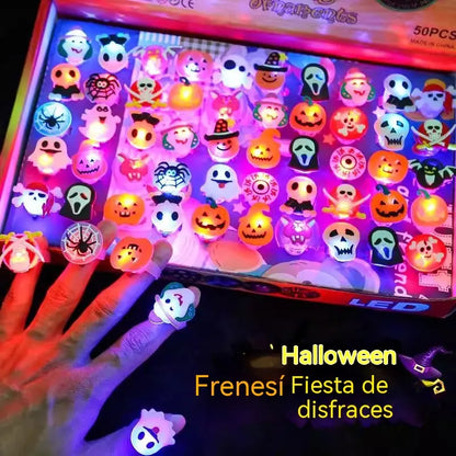 🎃50 piezas por caja👻✨Adornos de fantasmas con temática de Halloween！！