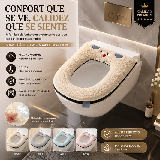🔥🚽🔥50%OFF🔥🎁Fundas de asiento de inodoro cálidas para el invierno con forro polar