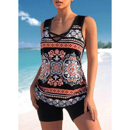 👙【S-5XL】Traje de baño deportivo de dos piezas para mujer