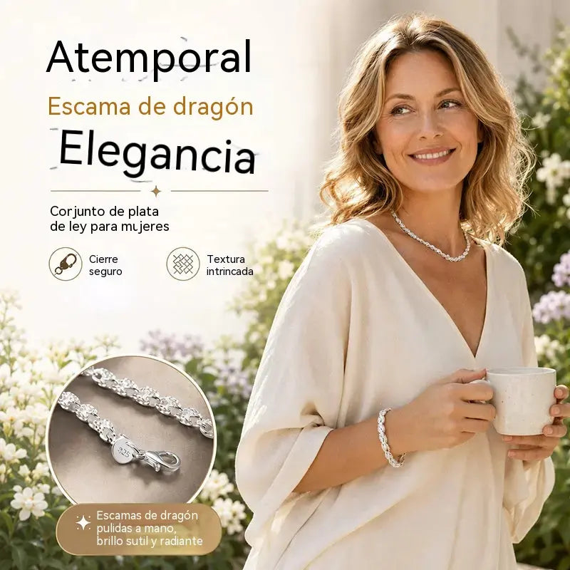 ✨💖 Collar + Pulsera — 28 euros💖Conjunto de joyería de moda🍃