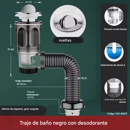 📢📢 ¡40% de descuento! ⏰🔥🛠️ Manguera de desagüe telescópica e inodora 🚿💨🧰