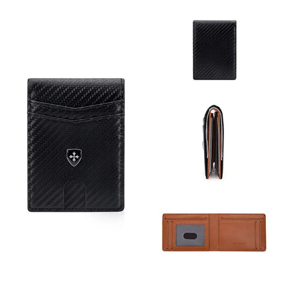 Cartera delgada para hombre con bloqueo RFID
