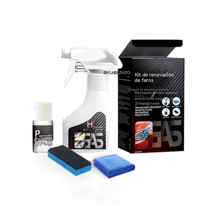 Kit de agente de recubrimiento cristalizador y reacondicionador de faros para automóviles 🚗✨