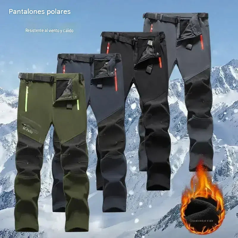 🏃‍♂️【S–5XL】Nuevos pantalones de exterior para hombre (otoño/invierno 2026) – Cálidos, con forro polar, impermeables y cortavientos.
