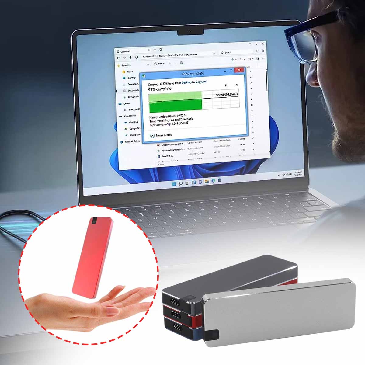 ⚡ 【8TB】Disco Duro USB 3.0 Multifuncional de Alta Velocidad | Transferencia Rápida, Gran Compatibilidad, Almacenamiento Sin Preocupaciones 💻📦