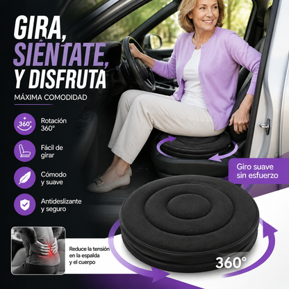 📢📢¡50% DE DESCUENTO!⏰Cojín de asiento giratorio de 360°🚗