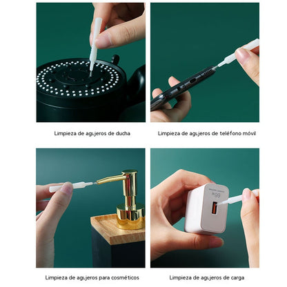 【10 cajas/100 unidades】Cepillo de limpieza multifuncional para cabezales de ducha y grifos: elimina la suciedad incrustada.