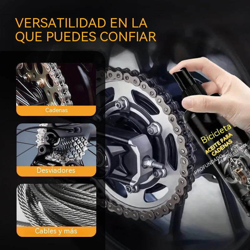 【¡Compra 1 y llévate 1 gratis】🧴🚴⚙️Lubricante para cadenas de bicicleta, lubricante para cilindros de cerraduras de puertas y anticorrosivo.