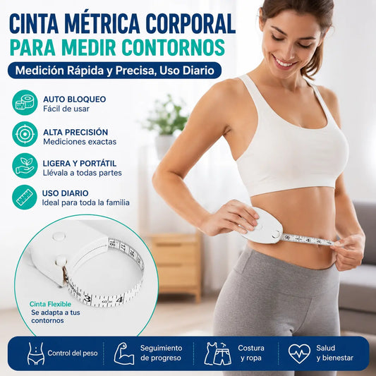 📏✨【Compra 1 y llévate 2 gratis】 Cinta métrica corporal para medir contornos | Medición Rápida y Precisa, Uso Diario【¡Solo 3.3€ por pieza!】