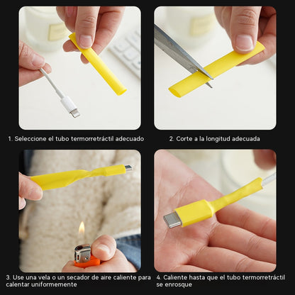 【Compra 1 y llévate 1 gratis】【328 piezas】Funda aislante termorretráctil universal para conductos y cables.