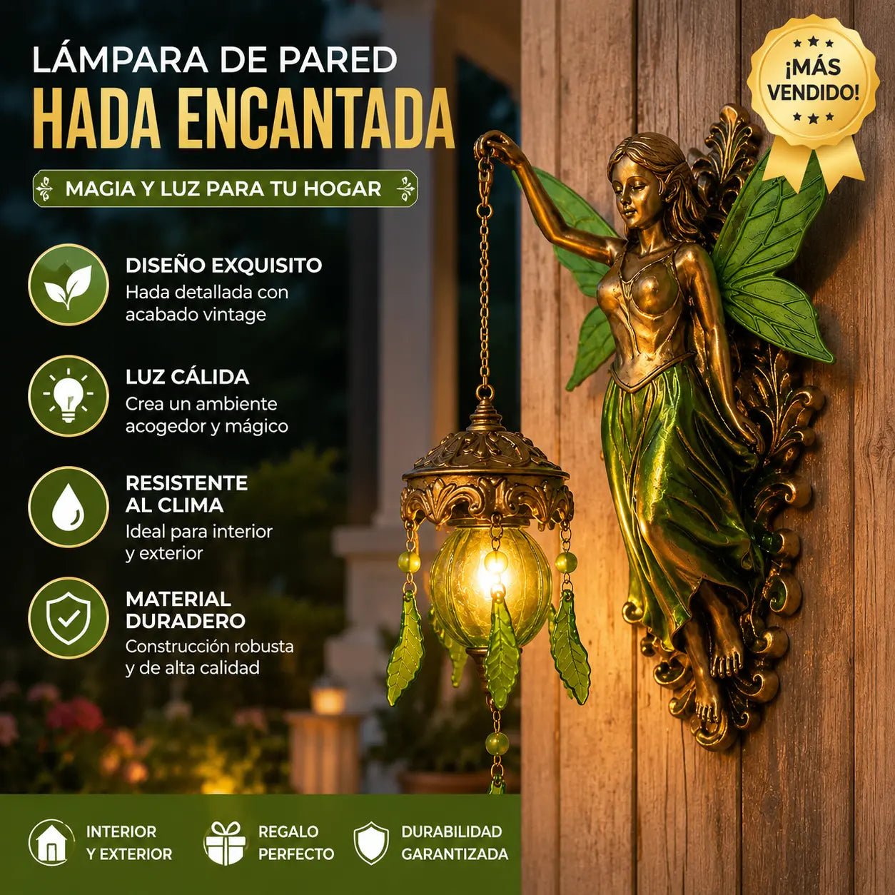 🧜‍♀️ Lámpara de Pared Sirena | Un Toque Mágico para Tu Hogar ✨