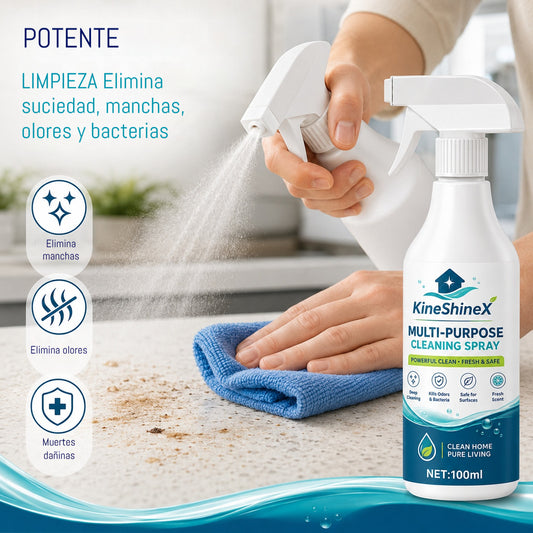 🔥【Compra 1 y llévate 1 gratis】2 artículos por 27 euros🧽✨Limpiador multiusos para el hogar, apto para fregaderos, encimeras, bañeras, ventanas, muebles e interiores de automóviles.