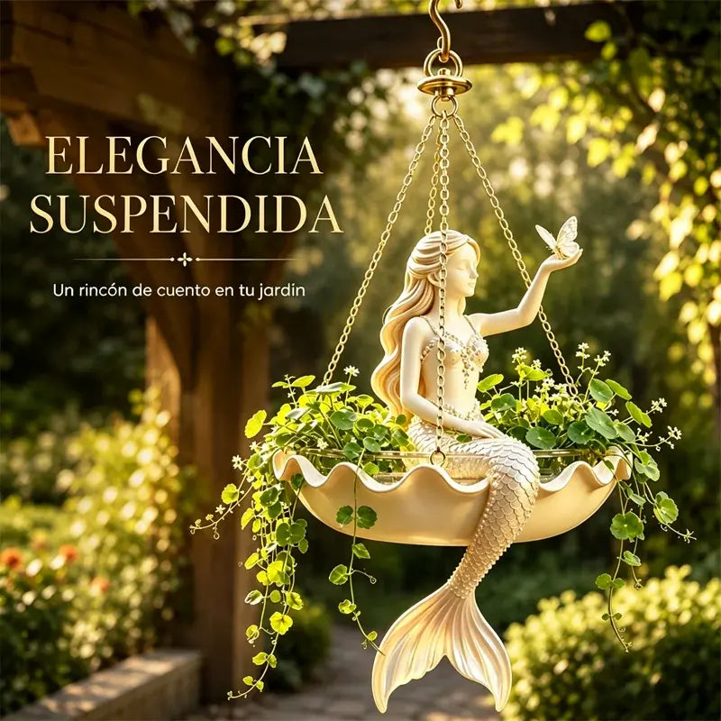 🌸 Maceta Colgante Bailarina | Elegancia Artística para Jardín, Balcón y Hogar