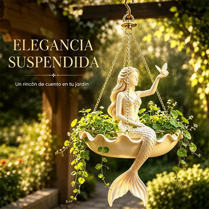 🌸 Maceta Colgante Bailarina | Elegancia Artística para Jardín, Balcón y Hogar
