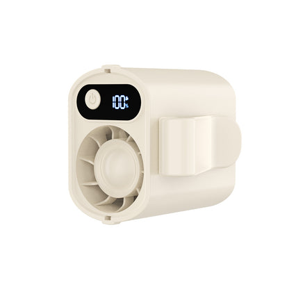 🌀❄Ventilador portátil para la cintura con clip y pantalla digital