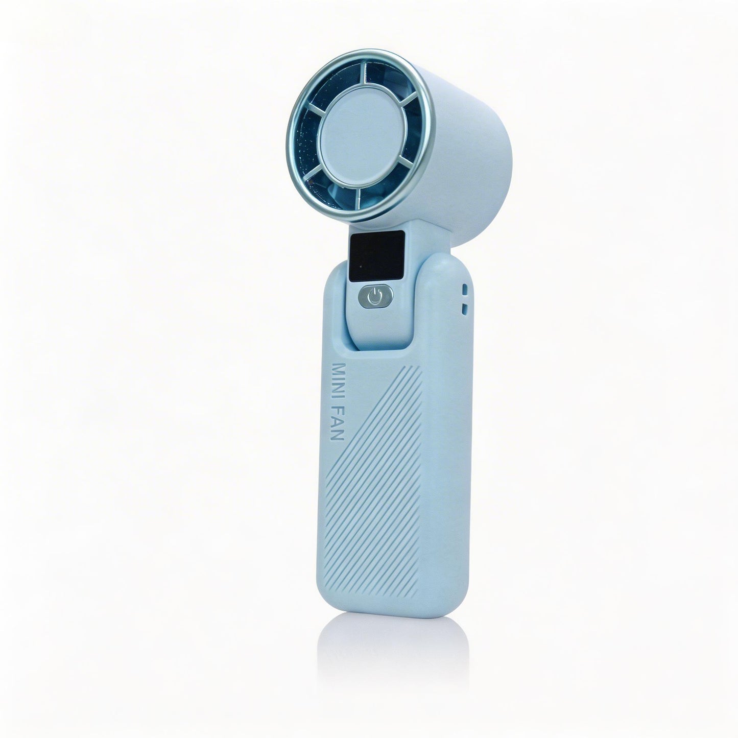 🥰 【Compra 1 y llévate 1 gratis】💦🌬️ Mini ventilador portátil plegable con pantalla digital USB de 100 velocidades