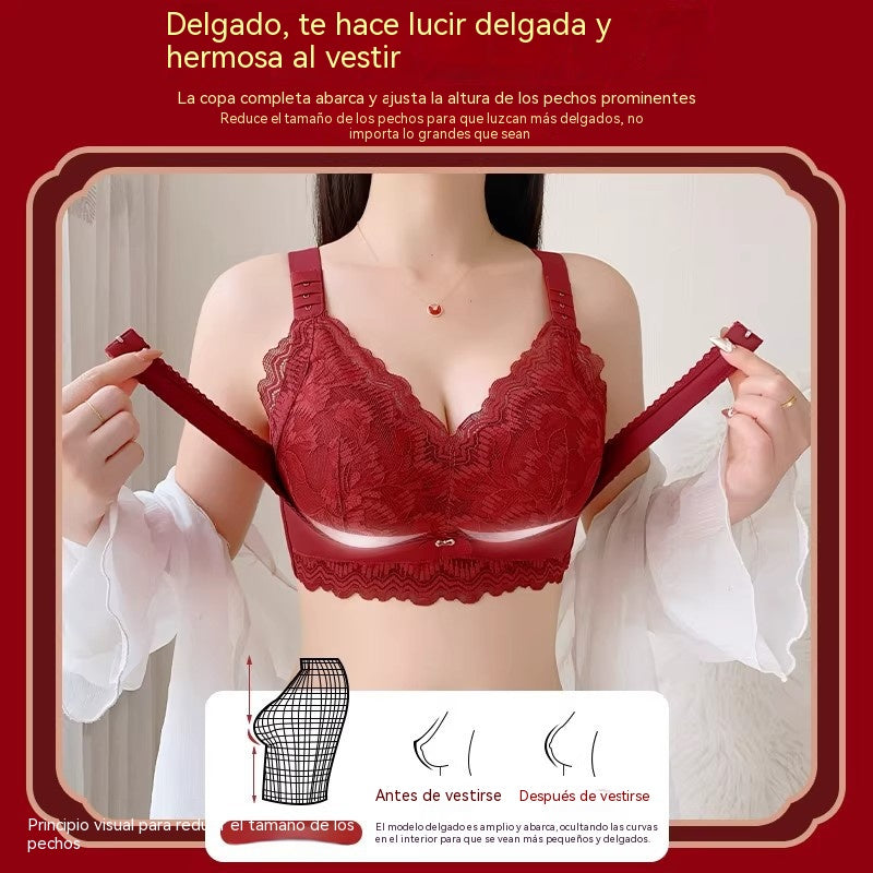 🔥Nuevo sujetador cómodo para mujer con soporte lateral, efecto anticaída, lifting y moldeador.