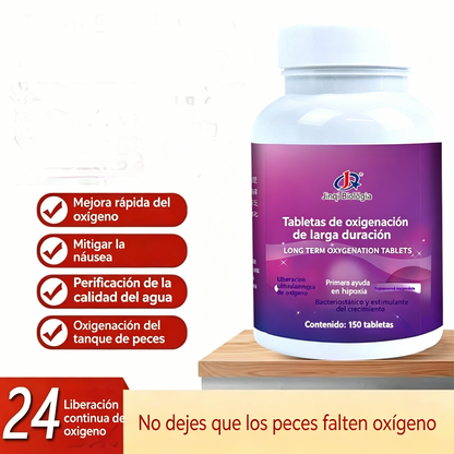 🐟【300 kapsúl】2 fľaše za 26 eur💧 Tabletas efervescentes para limpiar el agua de acuarios y estanques, tabletas oxigenantes para acuarios 🔥