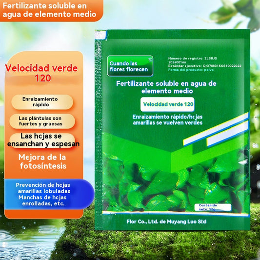🌿8 bolsas por 27€🌿Fertilizante foliar hidrosoluble con clorofila para flores, frutales y hortalizas. Favorece el crecimiento radicular y de las plántulas, y aumenta la producción. Fertilizante agrícola hidrosoluble.