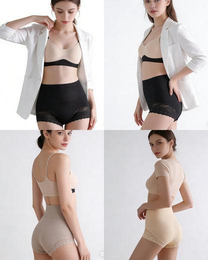 🙌【3 piezas 25€】Bragas moldeadoras abdomen plano y efecto push-up – suaves, transpirables y estilizan tu figura【M-2XL】