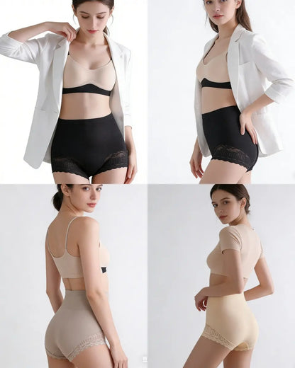 🙌【3 piezas 25€】Bragas moldeadoras abdomen plano y efecto push-up – suaves, transpirables y estilizan tu figura【M-2XL】