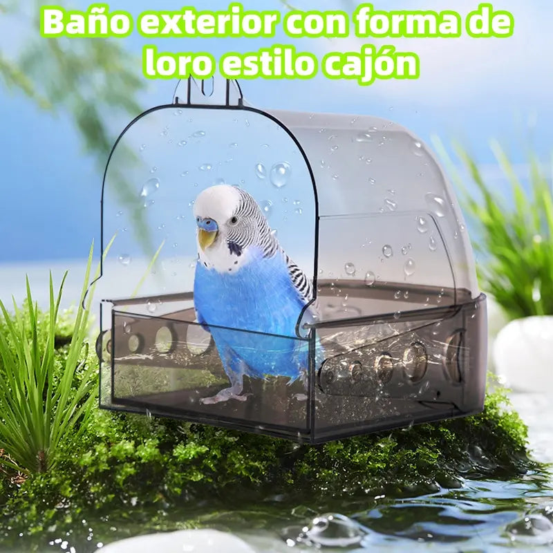🔥【50%OFF】🐦Bañera para pájaros, accesorios para jaulas de pájaros