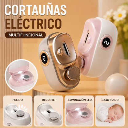 50%OFF🔥Lima de uñas eléctrica multifuncional, cortauñas eléctrico con protección antipellizcos