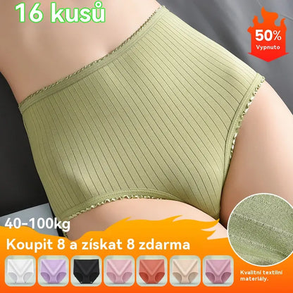 (8 kusů) Poslední den s 50% slevou: Voděodolné antibakteriální kalhotky s vysokým pasem