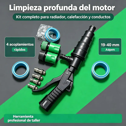 👍🫧Herramienta de limpieza para radiadores, radiadores de calefacción, conductos del motor y tuberías del sistema de refrigeración del automóvil