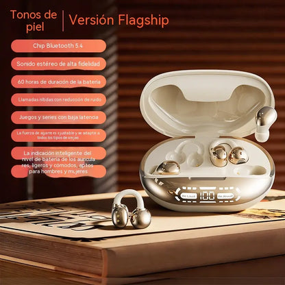 🎧Auriculares TWS 2 en 1 con accesorios intercambiables de oído abierto e intraauricular – sonido direccional, sonido HiFi y modo juego para entrenar, dormir y jugar.