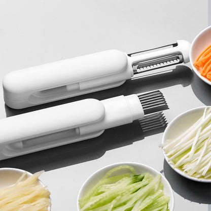 🔥Compra 1 y llévate 1 gratis🔥🥔🍆🔪Pelador multifuncional 3 en 1
