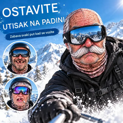 😎Zabavna 3D maska za lice koja grije, za zimske sportove na otvorenom