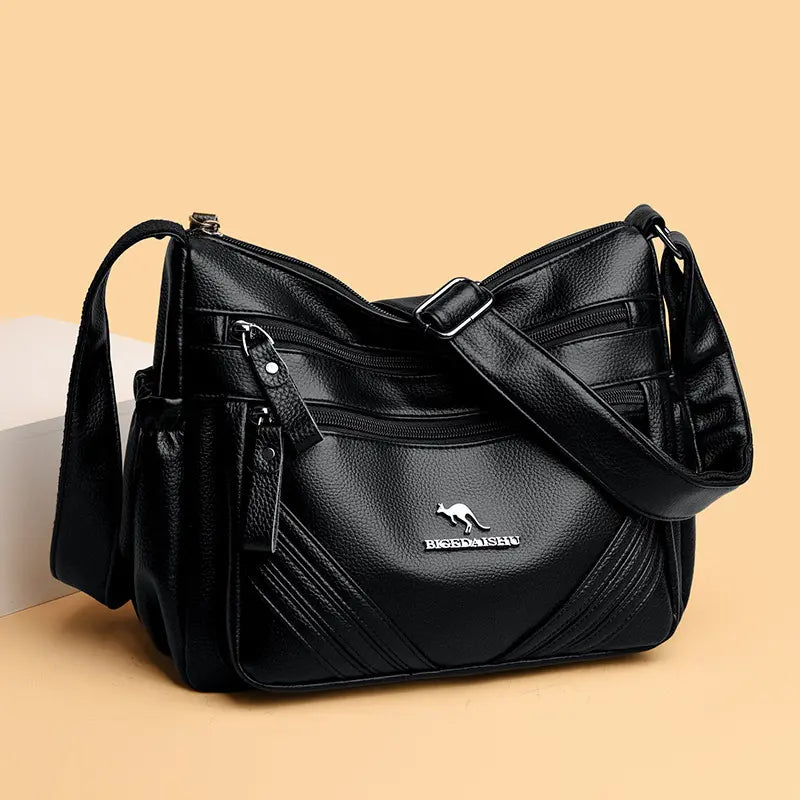 🔥【50%OFF】Bolso multibolsillos para mujer de nuevo estilo 2026, de gran capacidad, se puede usar en un hombro o cruzado