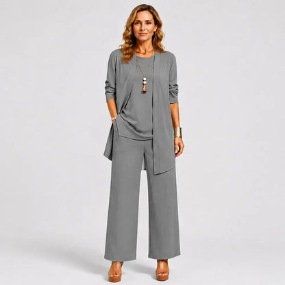 【M-5XL】elegantselt naiste avaralt kolmeosaliselt komplektilt
