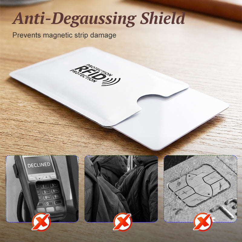 8 piezas 22€🔒 8 Fundas con Bloqueo RFID para Tarjetas – Protección para Tarjetas Bancarias e Identificación