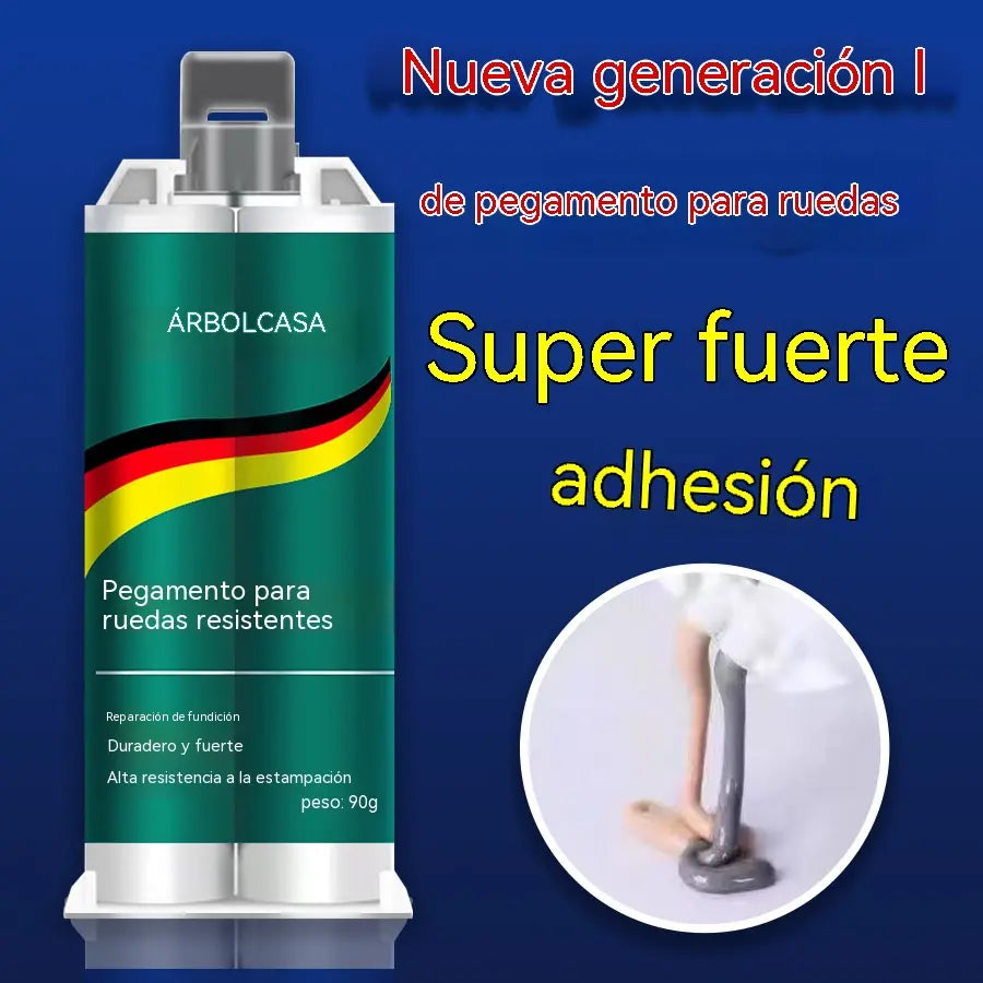 【Juego de 3 piezas】🔥¡50% de descuento por tiempo limitado! 🛠️Pegamento reparador de metal AB de alta resistencia
