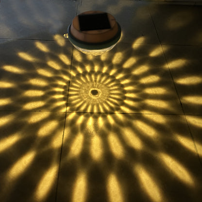 Luz flotante LED solar para piscinas