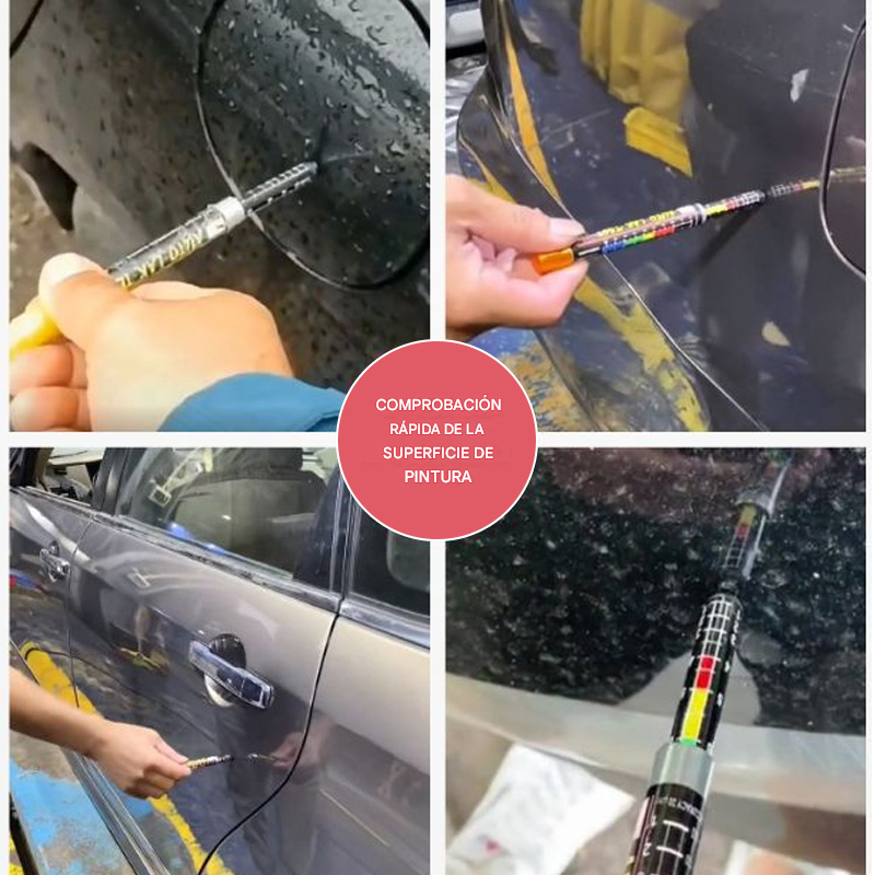 👍👍Medidor de espesor de recubrimiento para automóviles. Probador magnético de película de pintura.