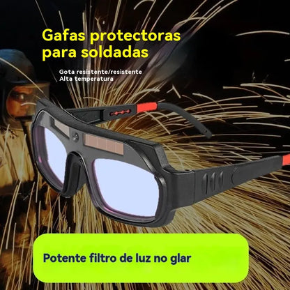 🕶️ Gafas de soldar con oscurecimiento automático: protegen contra la luz intensa, ofrecen doble protección y resguardan frente al deslumbramiento y los rayos UV.
