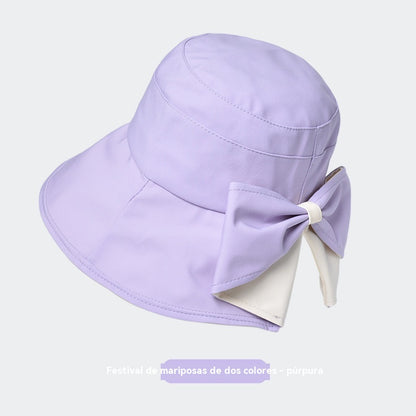 Sombrero de sol para mujer más vendido  | Gorro retro con lazo: plegable y transpirable, un básico para el verano.