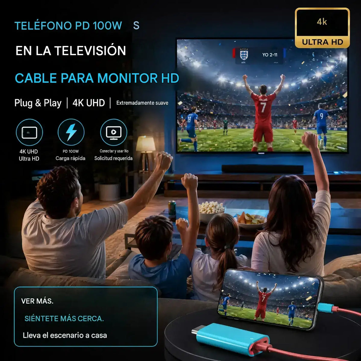 🔥 OFERTA POR TIEMPO LIMITADO: ¡50% de descuento! 🔥 Cable adaptador de USB-C a HDMI para Switch
